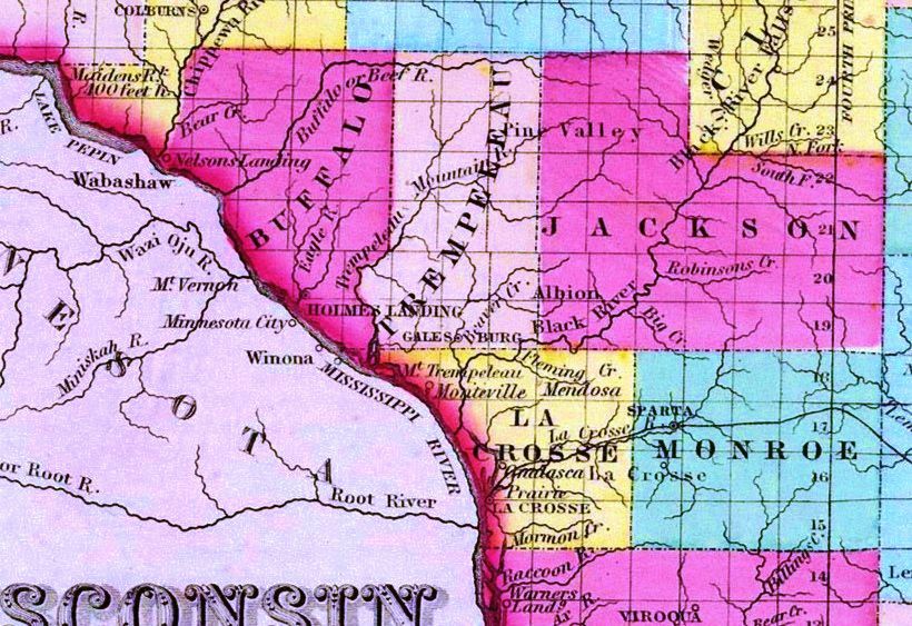 Coltons 1856 map
